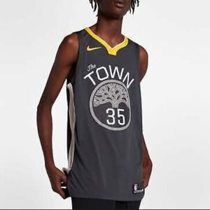 nwt Golden State Warriors The Town Fanatics Jersey Grey White Yellow Medium